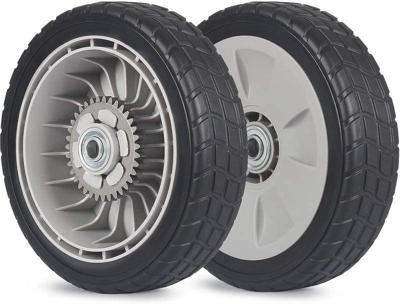 GICOOL 42710-VE2-M02ZE Rear Wheels, 8 Inch Wheels Fit for HRR216 HRS216 HRT216 Honda Walk-behind Lawn Mower, Pack of 2 - Image 1